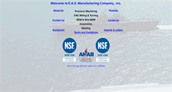 Desktop Screenshot of easmfg.com