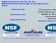 Tablet Screenshot of easmfg.com